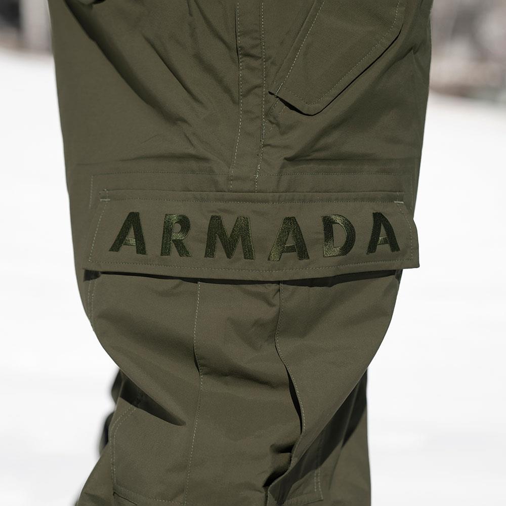 Armada Sumpter 2L Mens Bib Pants Olive