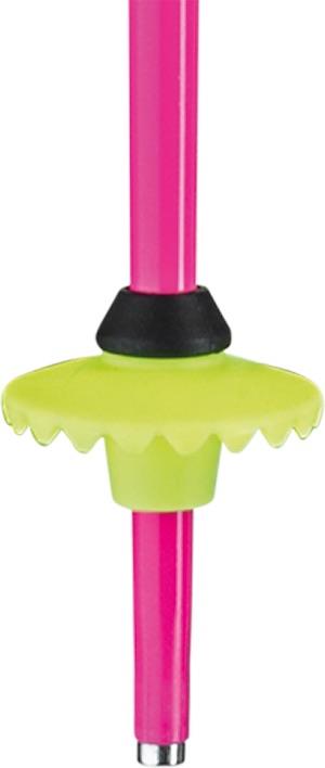 Leki Racing Kids Ski Poles Neon Pink/Black/Neon Yellow