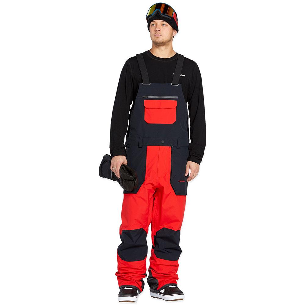 Volcom Rain Gore-Tex Bib Overall Mens Pants Crimson