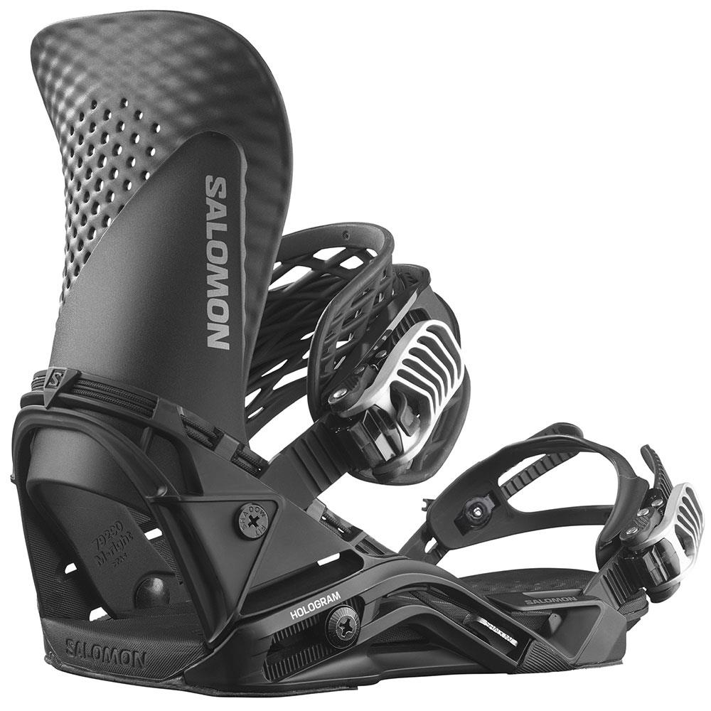 Salomon Hologram Unisex Snowboard Bindings Black 2025