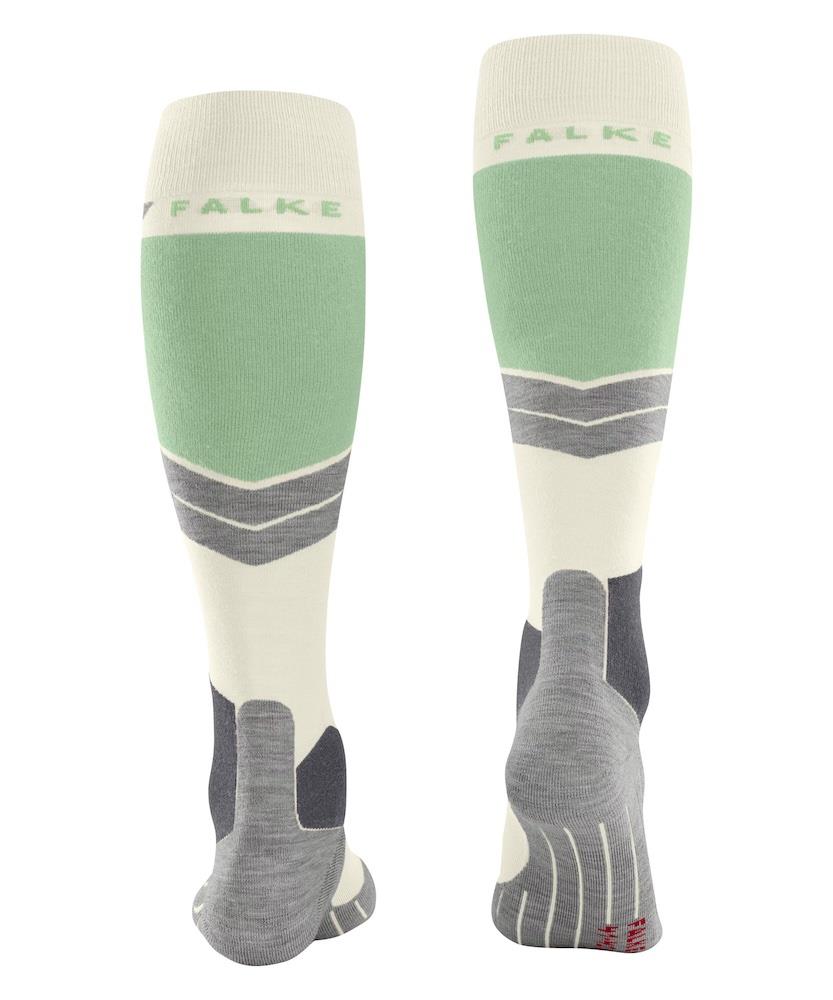 Falke SK4 Womens Ski Socks Off White