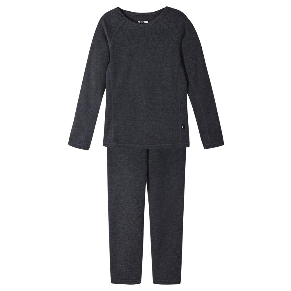 Reima Lani Kids Thermal Set Black Melange