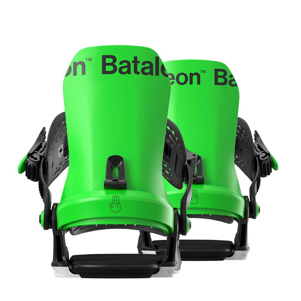 Bataleon Chaos Heelwrap Mens Snowboard Bindings Neon Green 2025