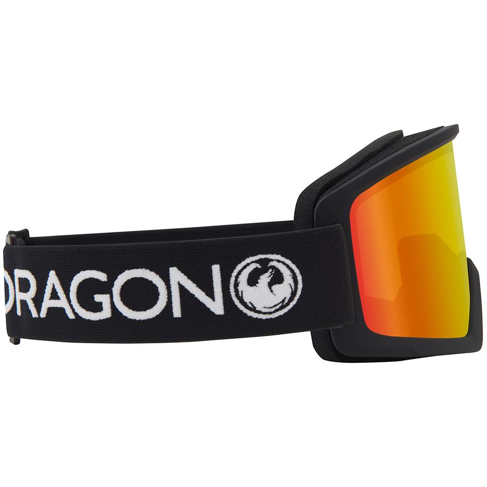 Dragon DX3 OTG Goggles Black - LL Red Ion Lens