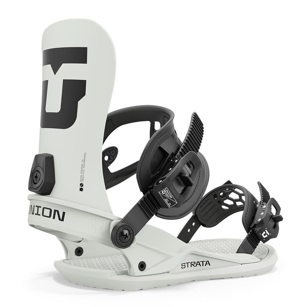 Union Strata Mens Snowboard Bindings Bone White 2025