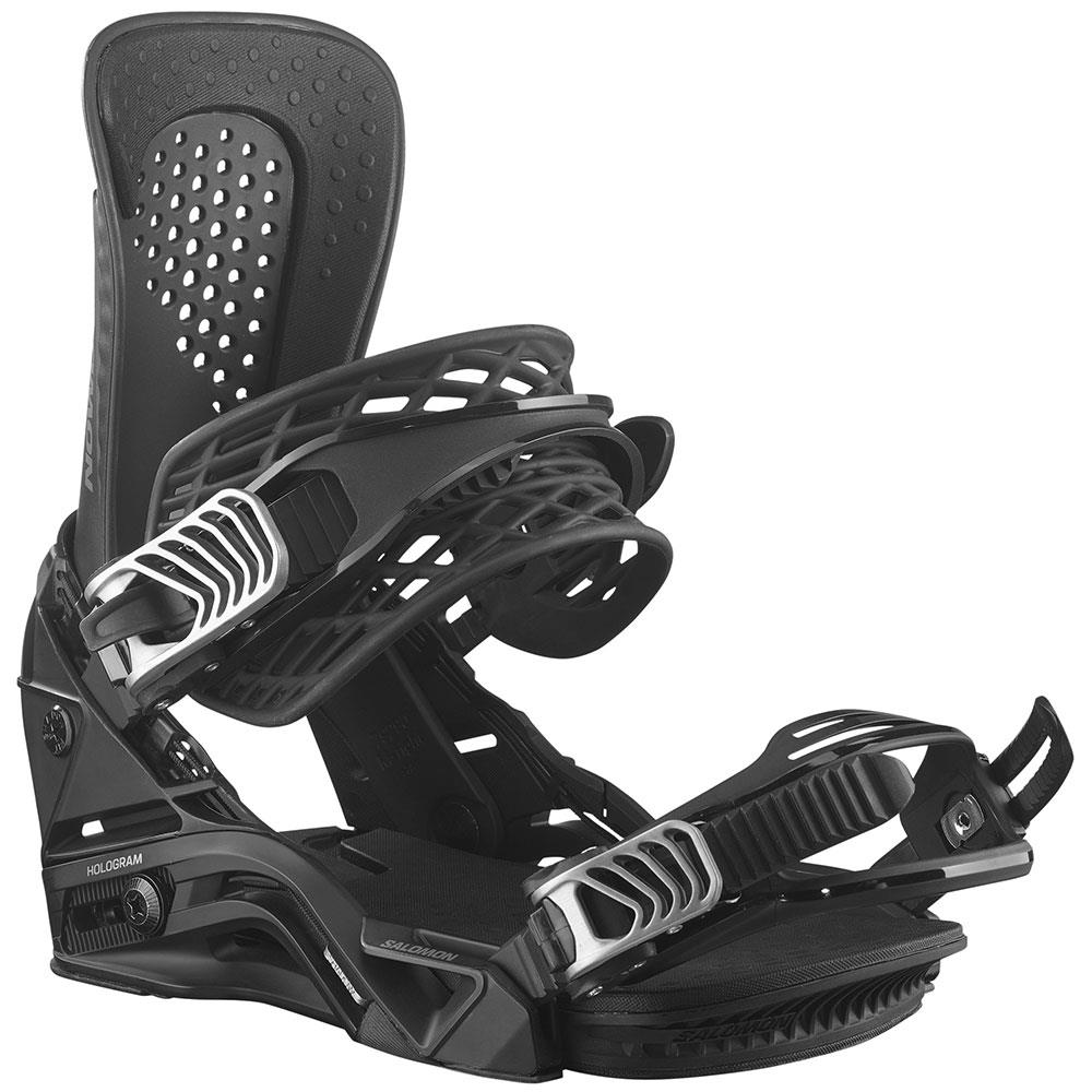 Salomon Hologram Unisex Snowboard Bindings Black 2025