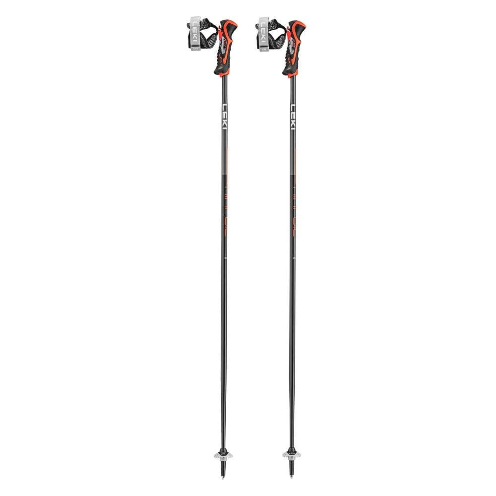 Leki Airfoil 3D Ski Poles Black/Anthracite/Bright Red