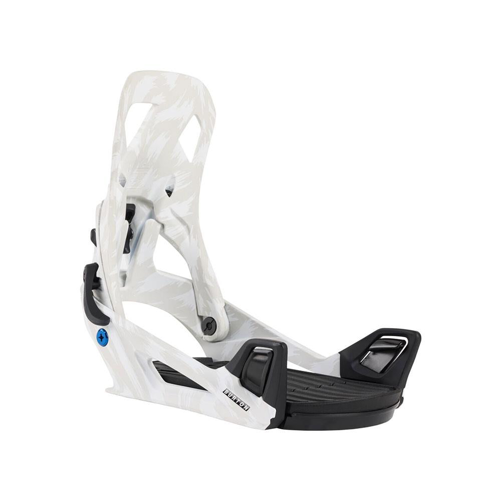 Burton Step On Re:Flex Mens Snowboard Bindings Gray/White 2025