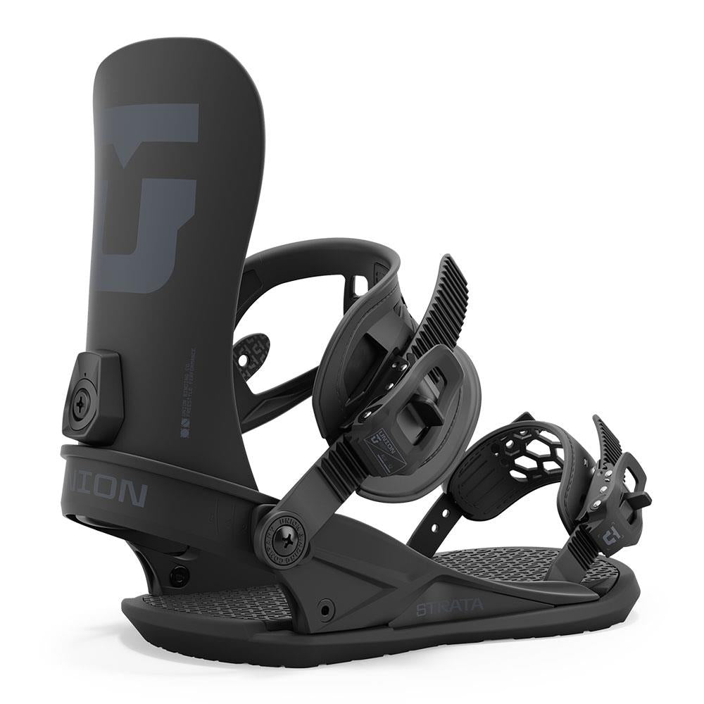 Union Strata Mens Snowboard Bindings Black 2025