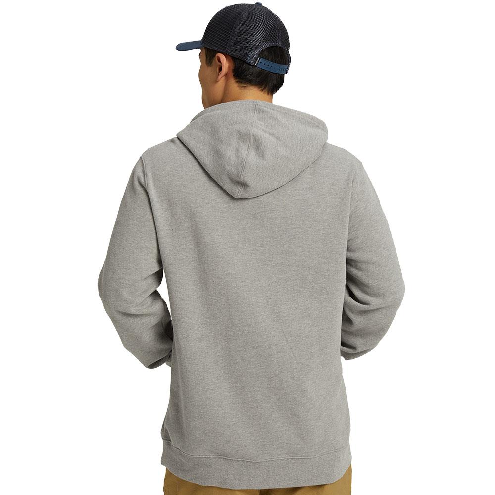 Burton Mountain Pullover Mens Hoodie Gray Heather