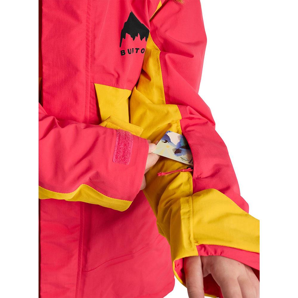 Burton Kids Ascutney 2L Jacket Azalea Pink/Goldenrod