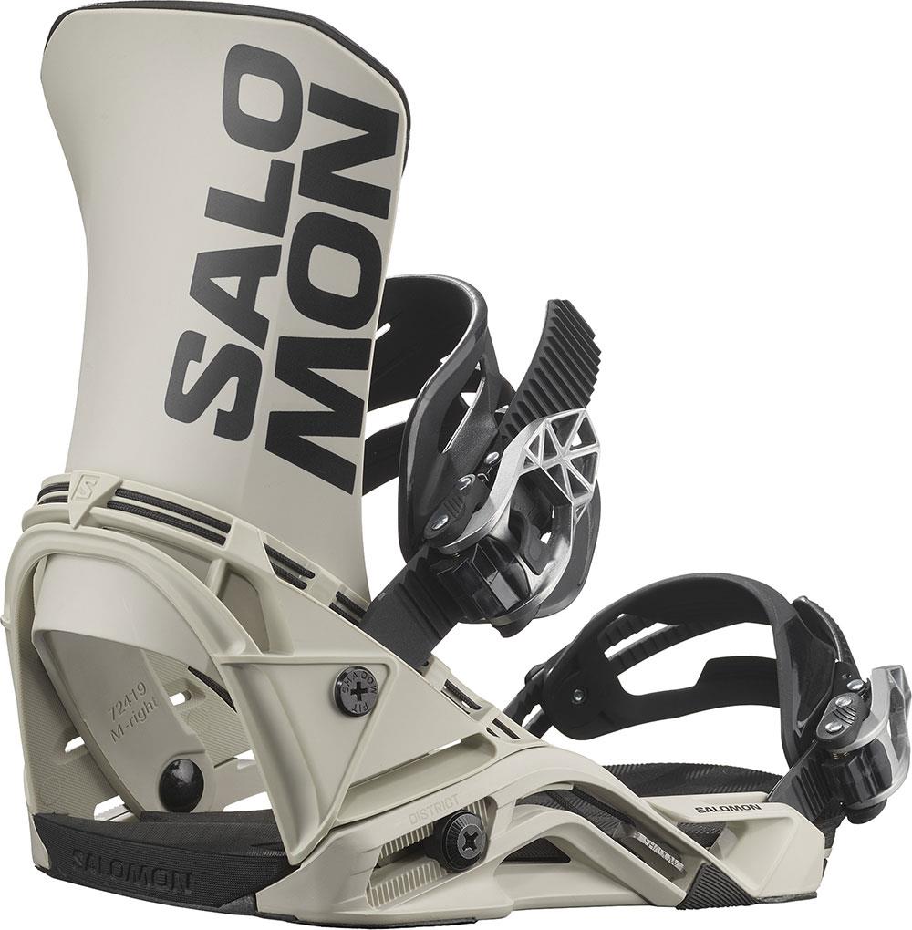 Salomon District Mens Snowboard Bindings Rainy Day 2025