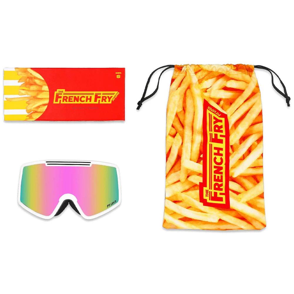 Pit Viper French Fry Goggles Small The Miami Nights - Pink Lens