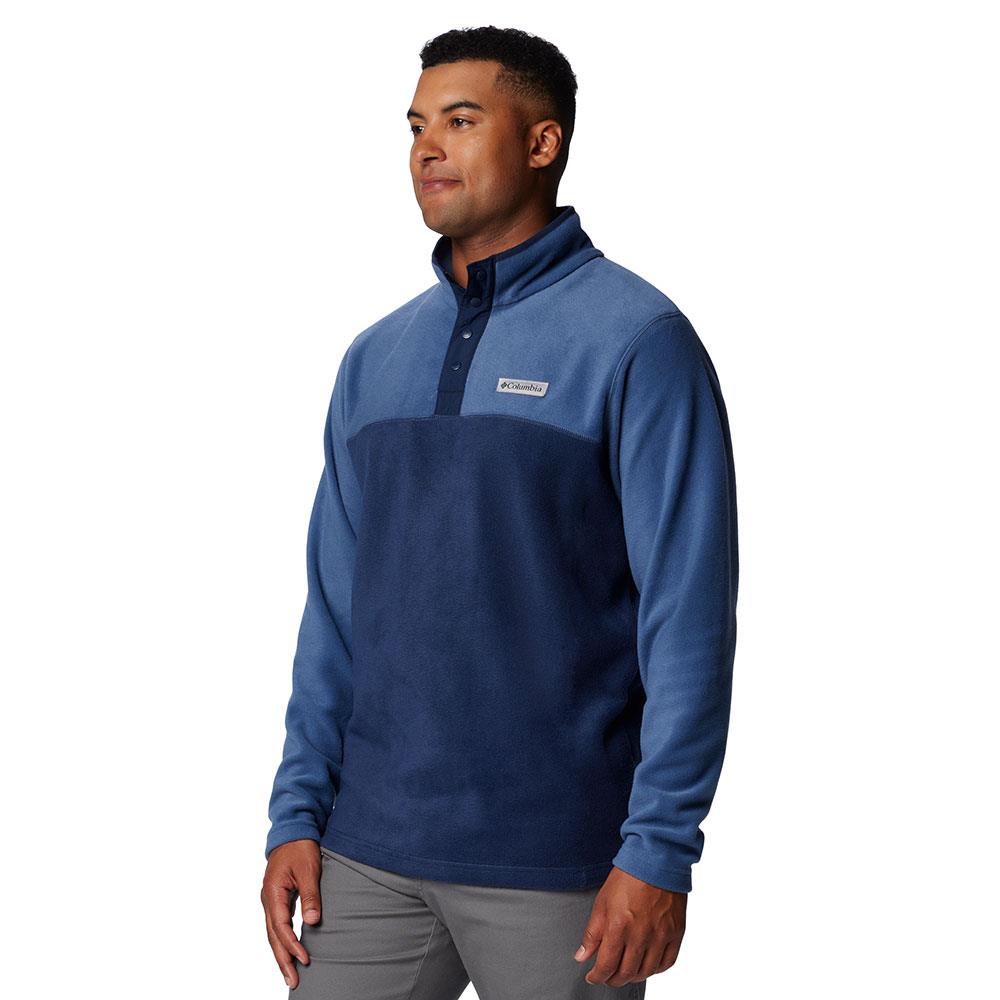 Columbia Steens Mountain Half Snap II Mens Fleece Collegiate Navy