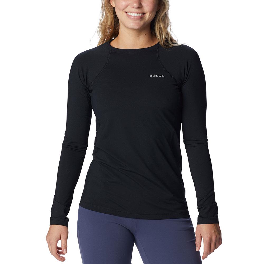 Columbia Midweight Stretch LS Womens Baselayer Top Black