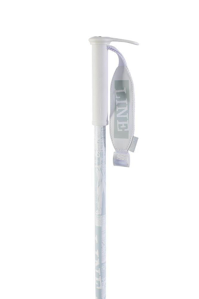 Line Pin Ski Poles White