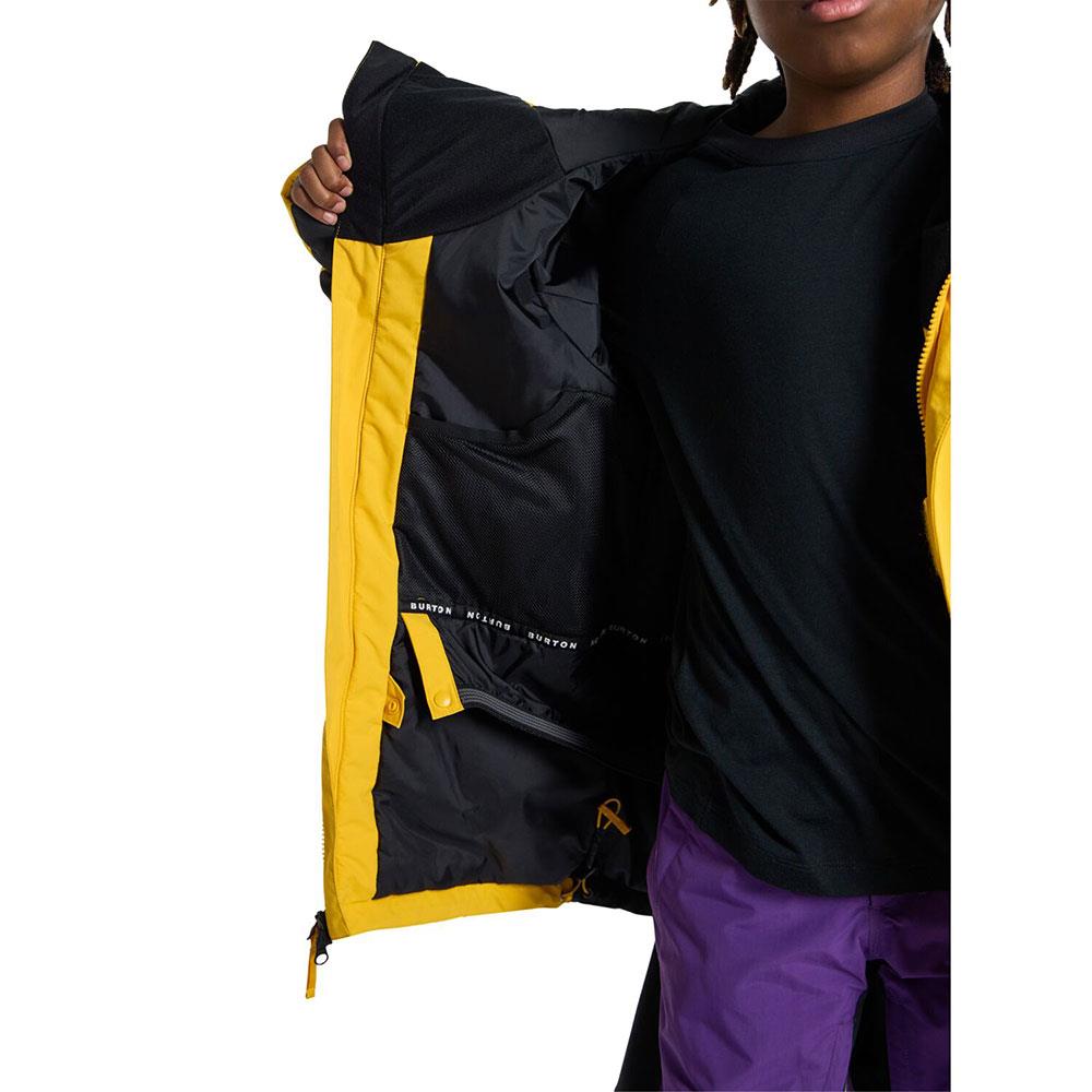 Burton Kids Ascutney 2L Jacket Goldenrod/True Black