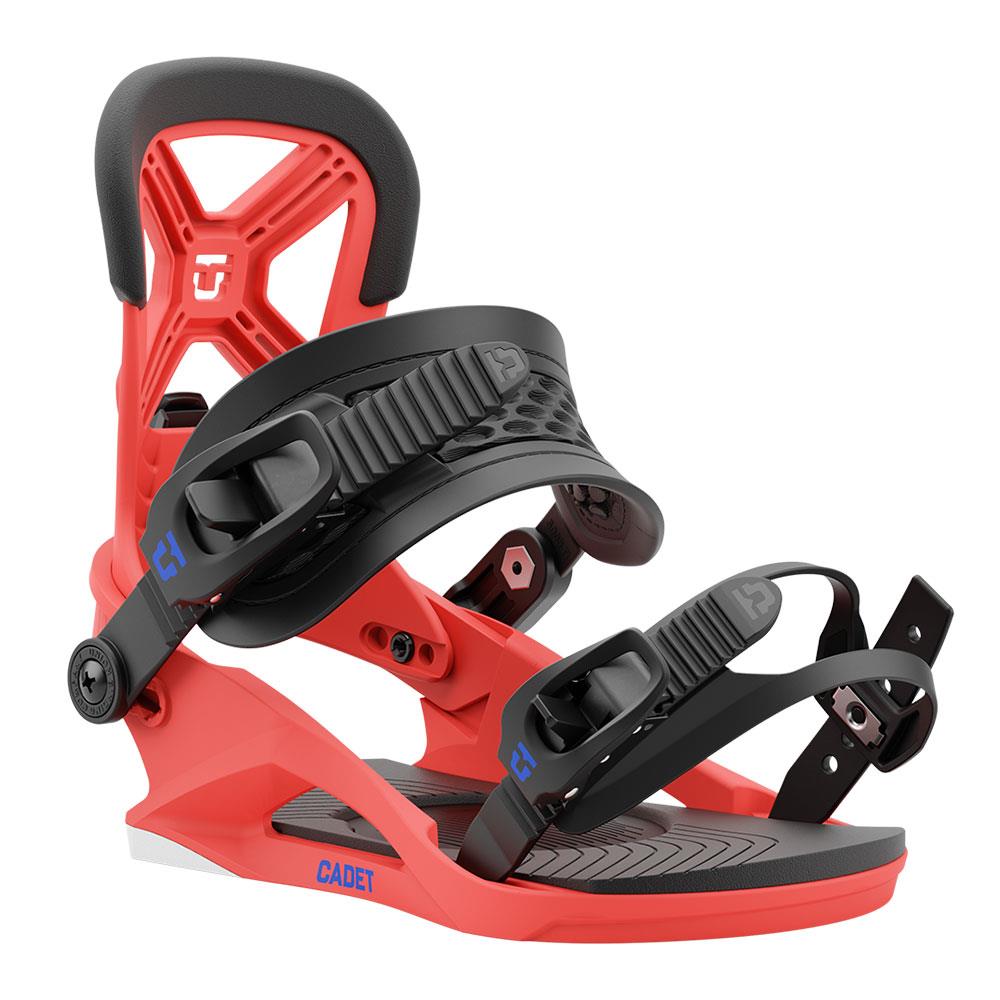 Union Cadet Junior Snowboard Bindings Red