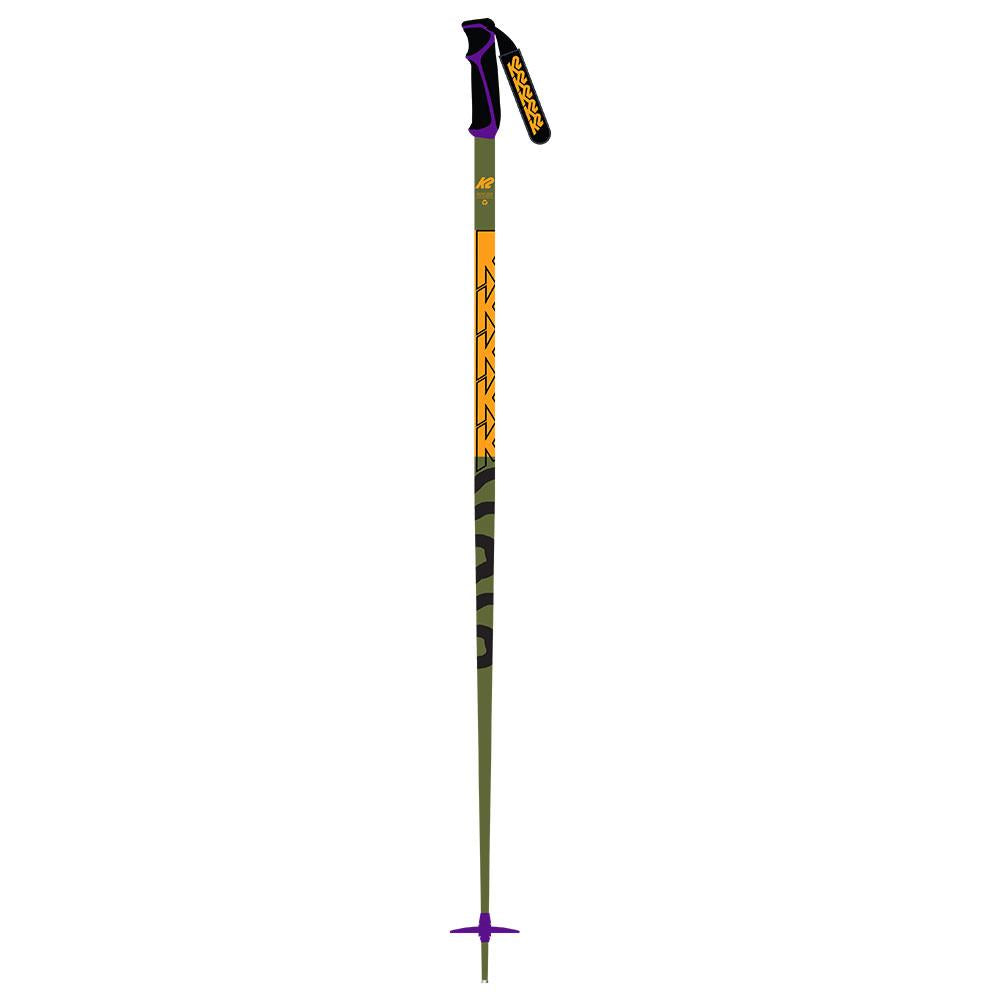 K2 Freeride 18 Ski Poles Green