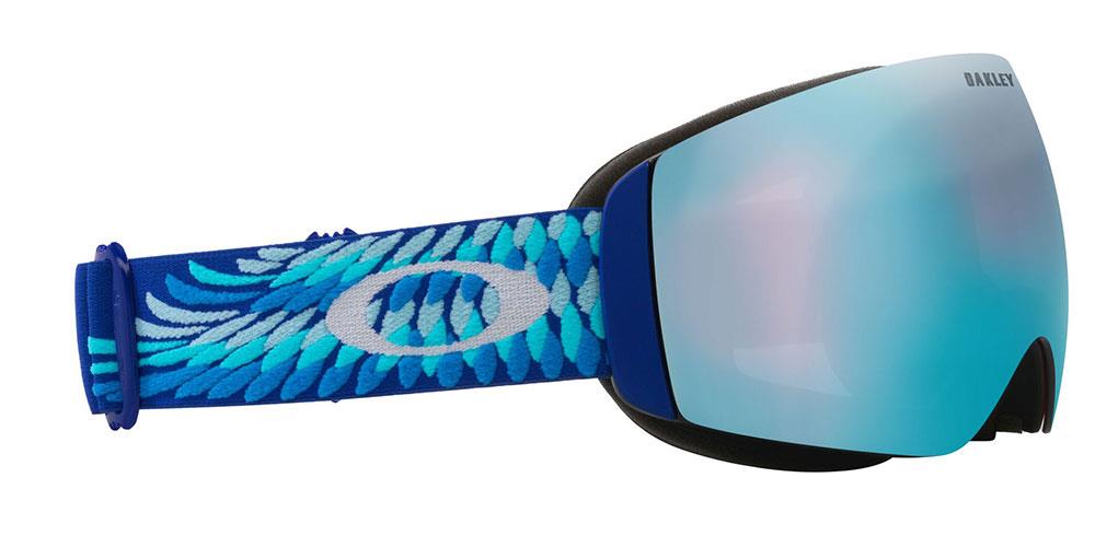 Oakley Flight Deck M Goggles Mikaela Shiffrin Signature - Prizm Snow Sapphire Lens