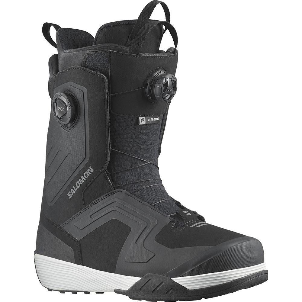 Salomon Dialogue Dual BOA Mens Snowboard Boots Black 2024