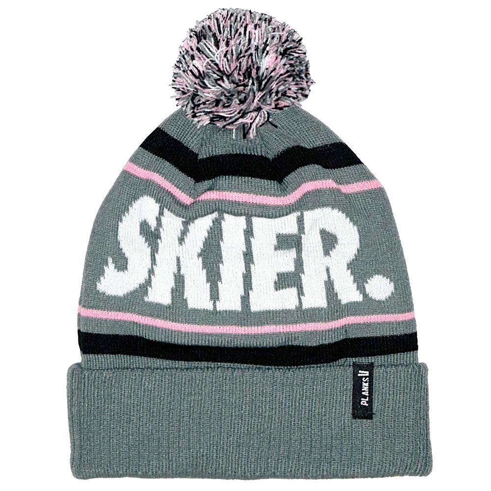 Planks Skier Bobble Beanie Sage Green