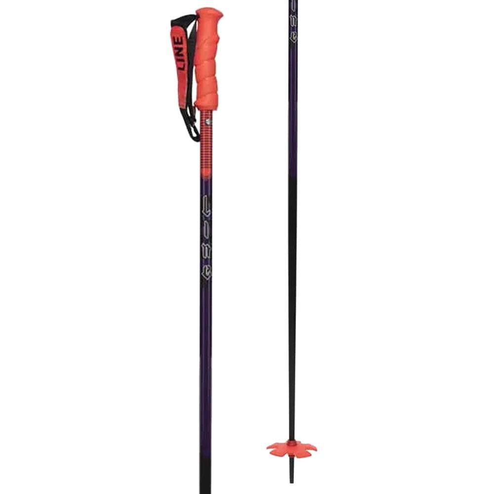 Line Grip Stick Ski Poles Deep Purple