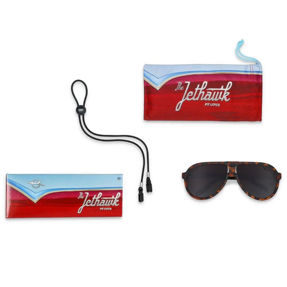 Pit Viper Jethawk Sunglasses The Landlocked Polarized - Polarized Brown Fade Lens