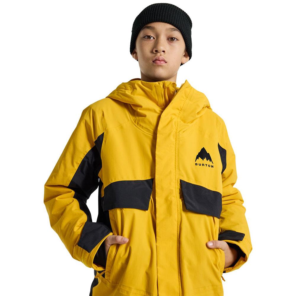 Burton Kids Ascutney 2L Jacket Goldenrod/True Black