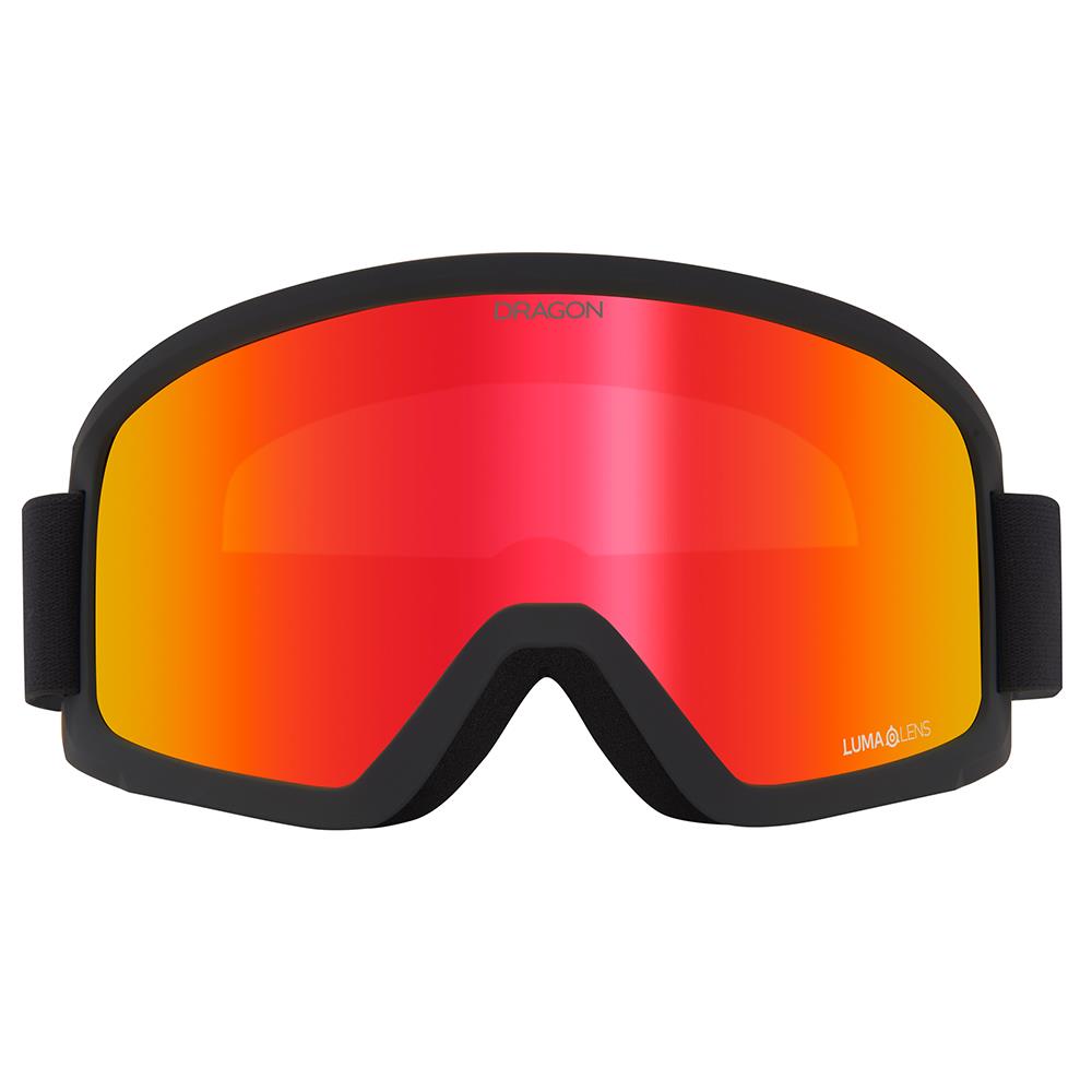 Dragon DX3 OTG Goggles Black - LL Red Ion Lens