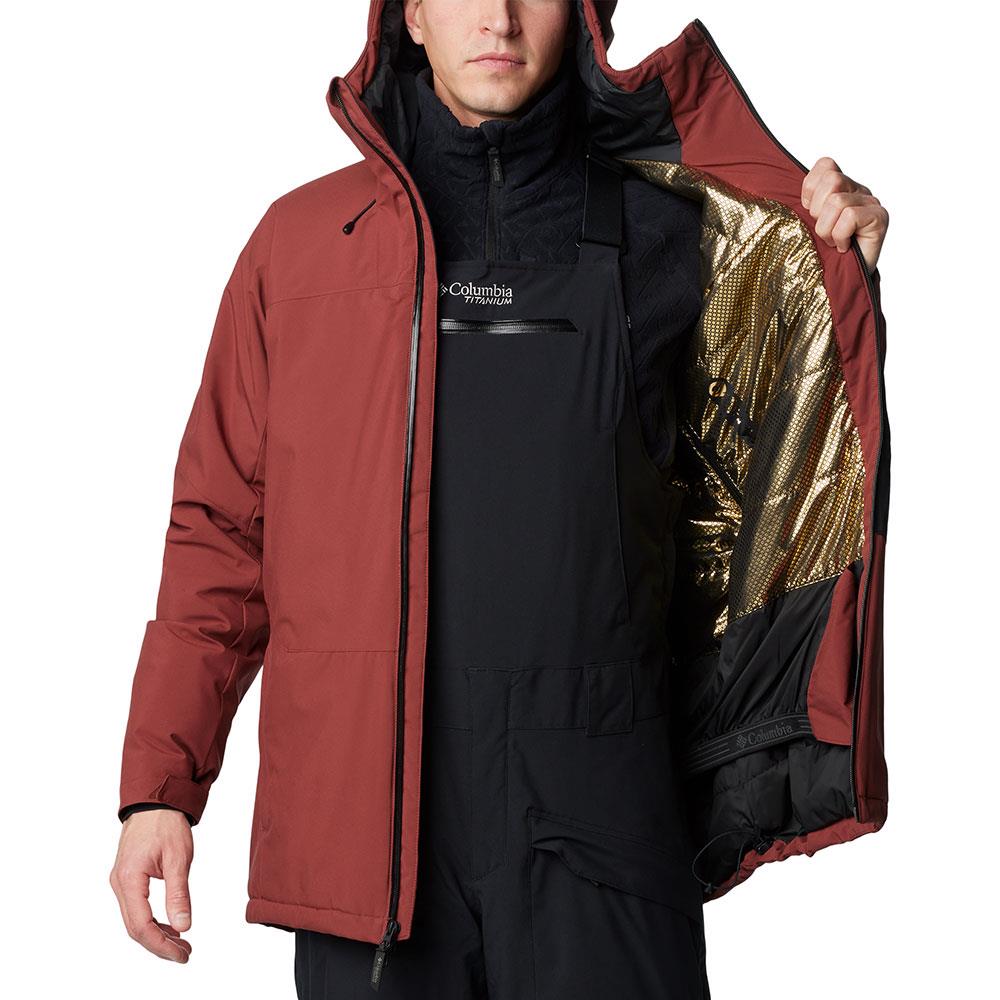 Columbia Winter District III Mens Jacket Spice/Black