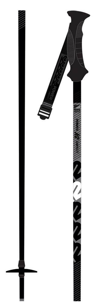 K2 Power Composite Ski Poles Gunmetal