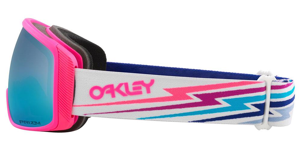 Oakley Flight Tracker M Goggles White Bolt - Prizm Snow Sapphire Lens