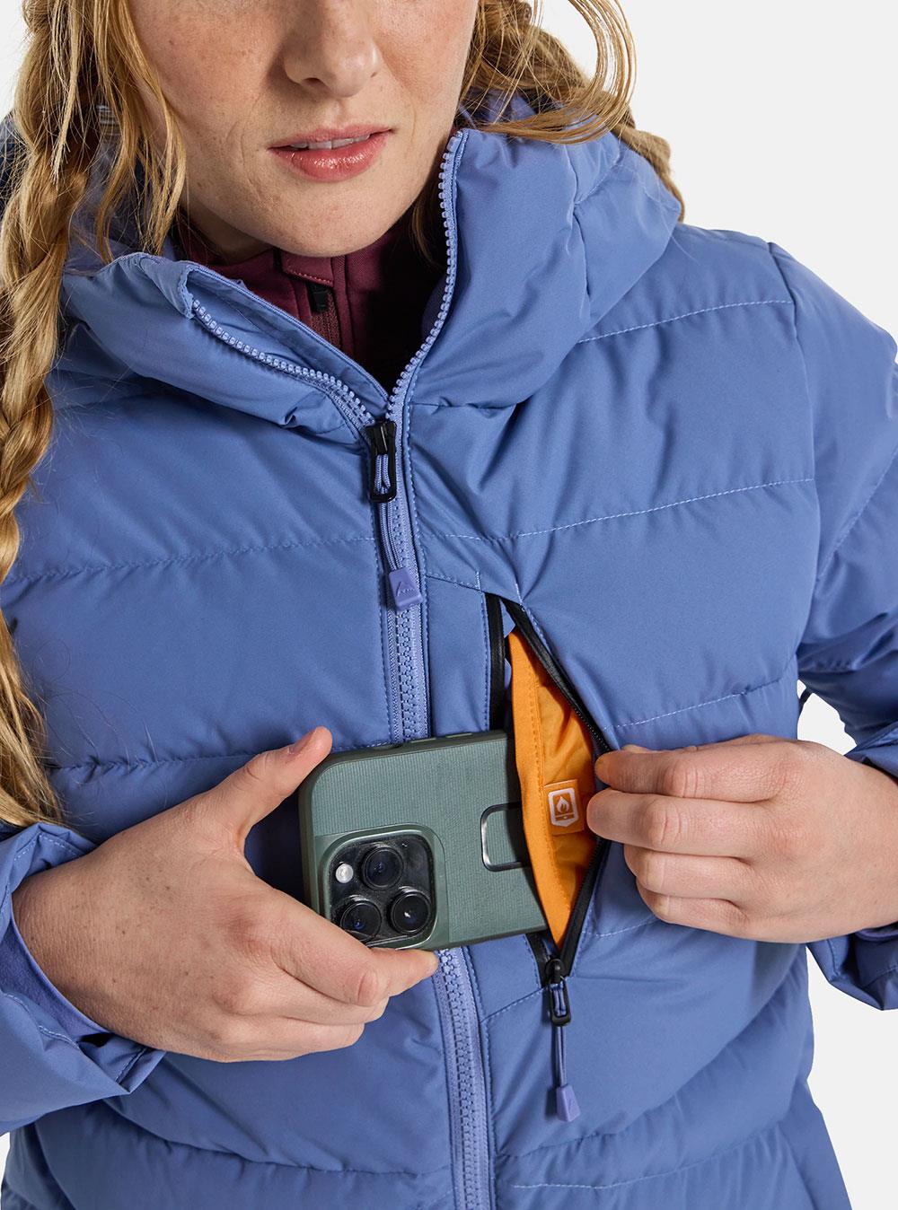 Burton Loyil Down Women Jacket Slate Blue