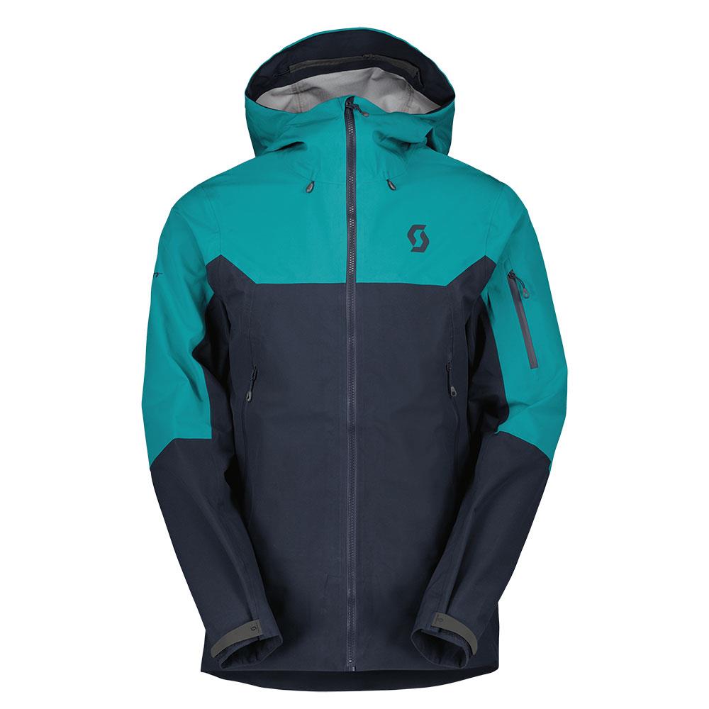 Scott Explorair 3L Mens Jacket Winter Green/Dark Blue