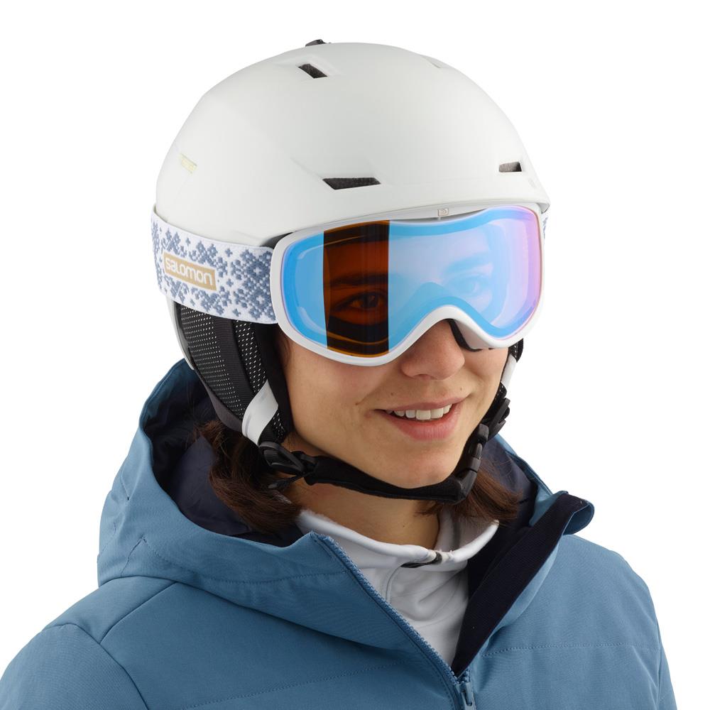 Salomon Icon LT Womens Ski + Snowboard Helmet White