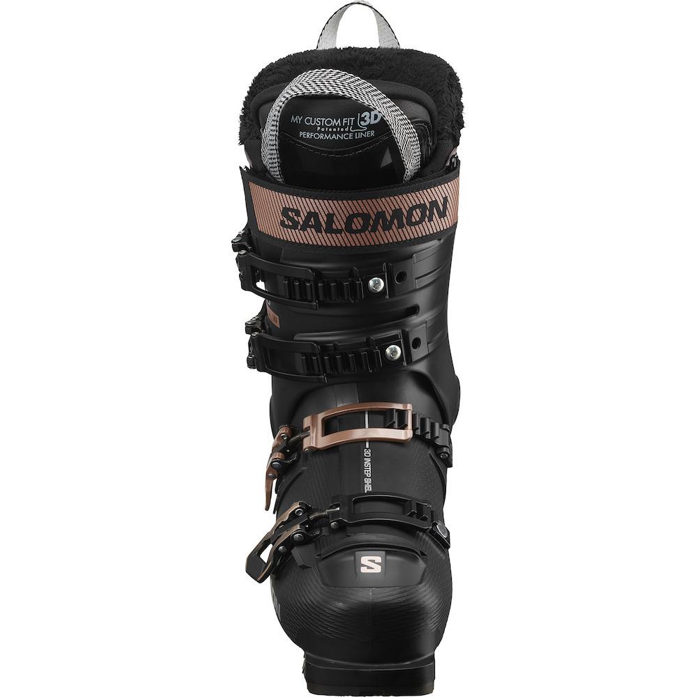 Salomon S/PRO ALPHA 90 W GW Womens Ski Boots Black/Gold Metallic 2024