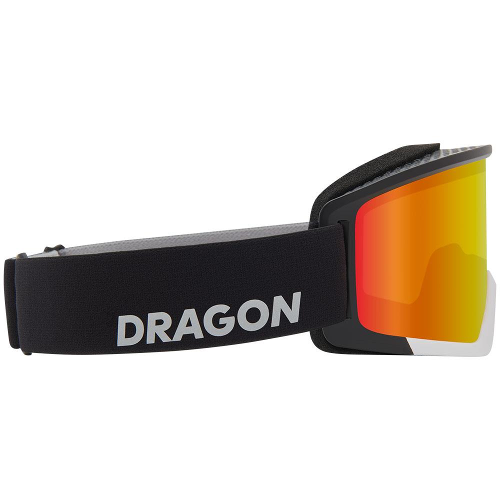 Dragon DX3 PLUS OTG Goggles Nouveau Black - LL Red Ion + LL Dark Smoke Lenses