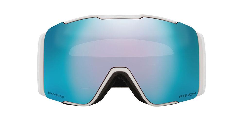 Oakley Line Miner Pro M Goggles Matte White - Prizm Sapphire + Prizm Iced Lenses