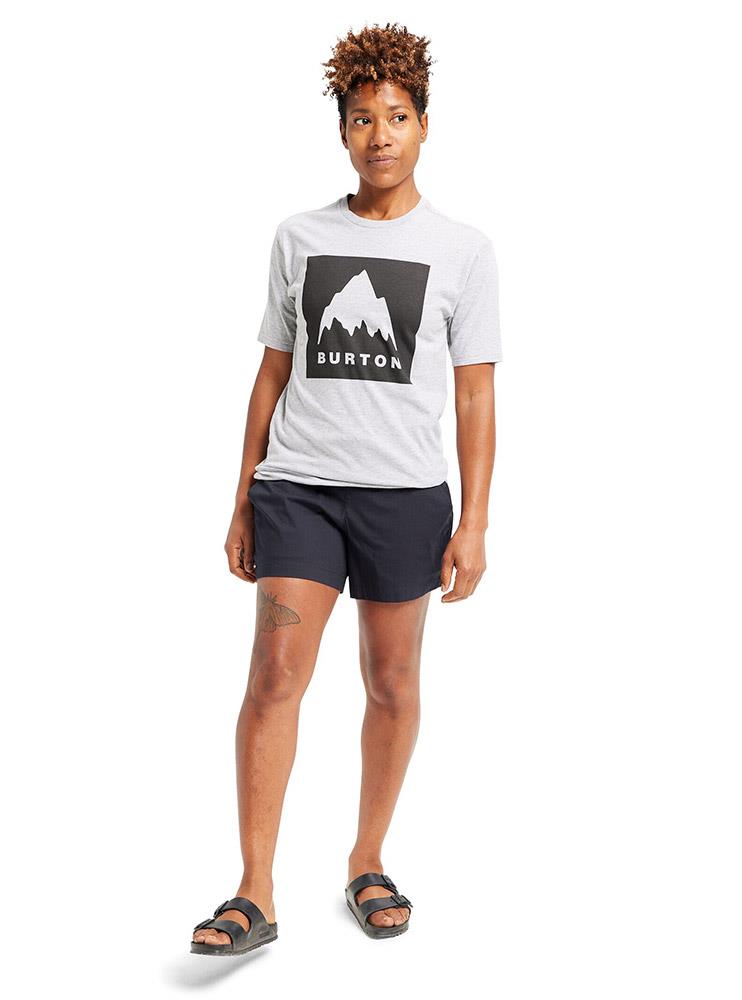 Burton Classic Mountain High Mens SS T-Shirt Gray Heather