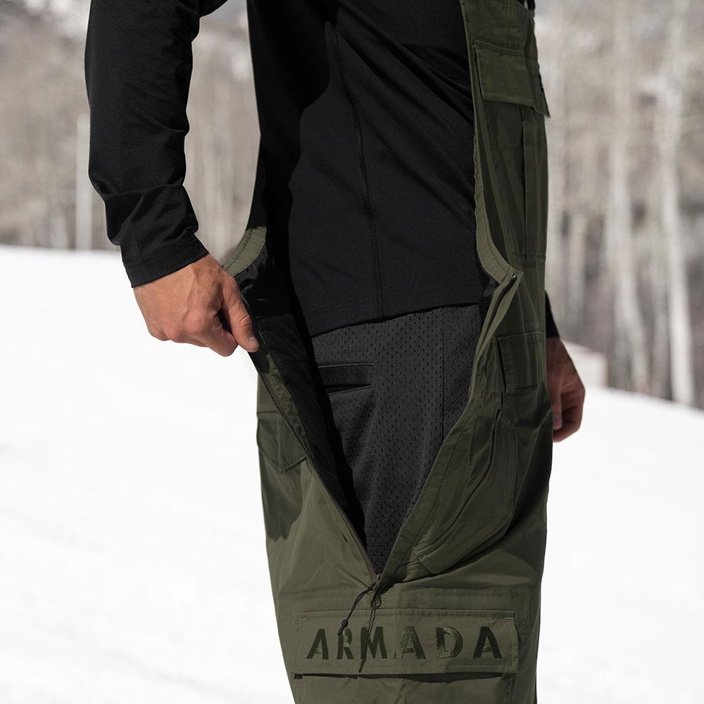 Armada Sumpter 2L Mens Bib Pants Olive