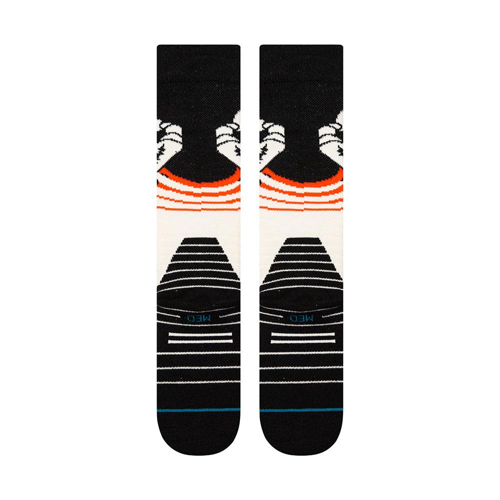 Stance Crab Grab Mid Poly-Blend Ski + Snowboard Socks Cream