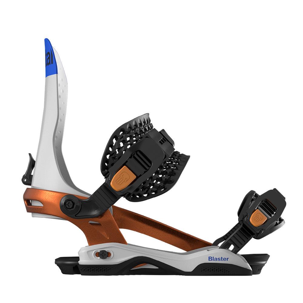 Bataleon Blaster Asymwrap Mens Snowboard Bindings Bone White/Copper 2025