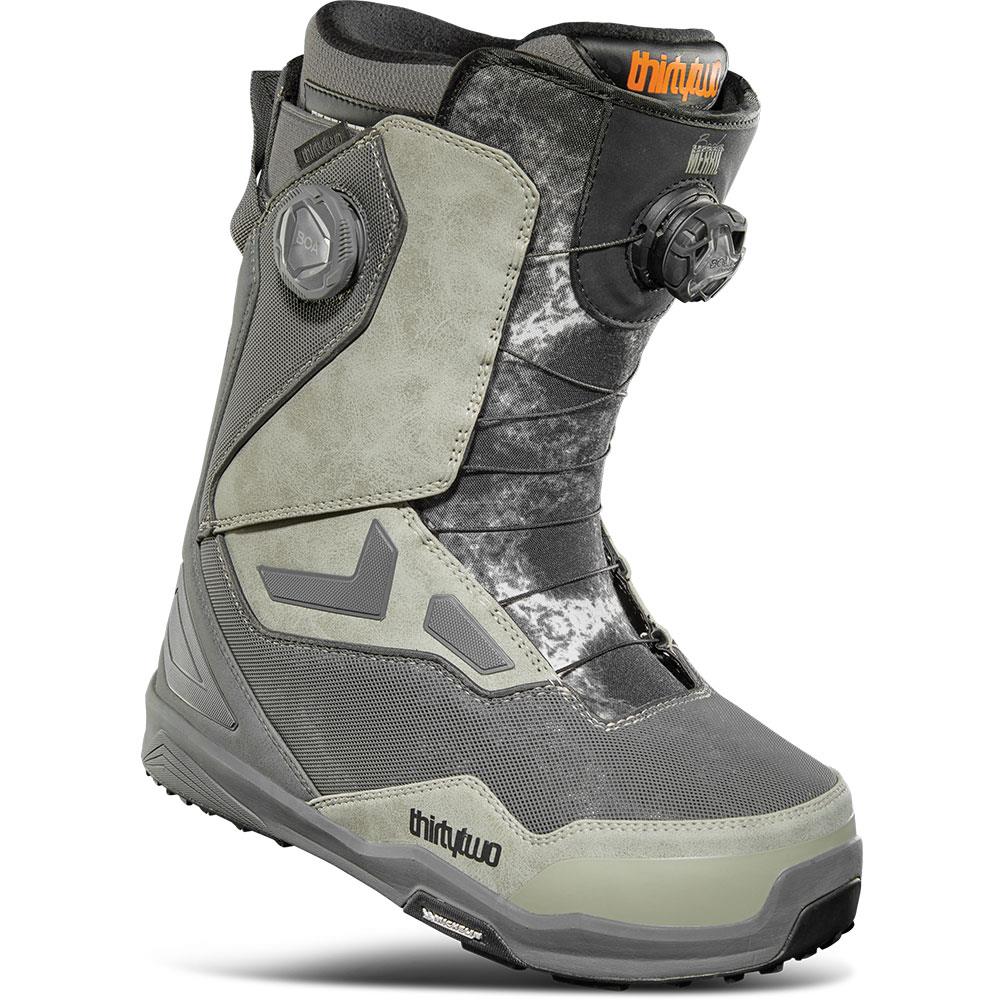 Thirtytwo TM-2 Double BOA Wide Mens Snowboard Boots Merrill/Grey 2025