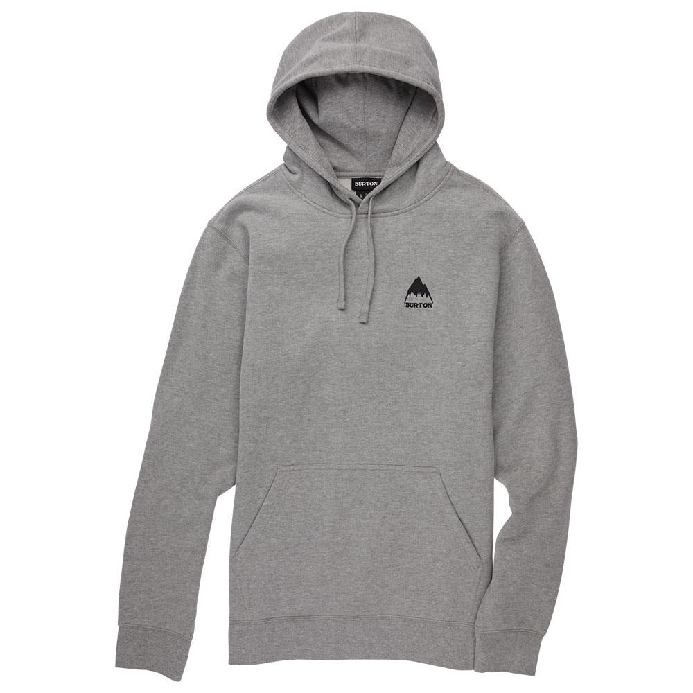 Burton Mountain Pullover Mens Hoodie Gray Heather