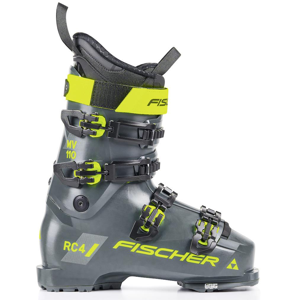 Fischer RC4 110 MV Vac GW Mens Ski Boots Rhino Grey 2024