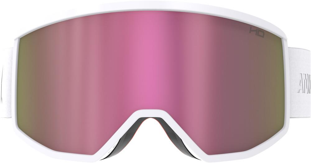 Atomic Four HD Goggles White - Pink Copper HD Lens