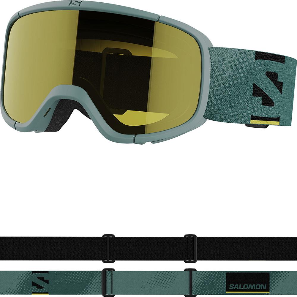 Salomon Lumi Access Kids Goggles Atlantic - Low Light Yellow Lens