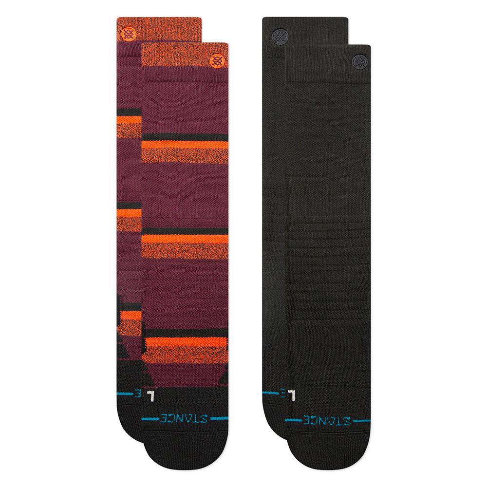 Stance Nightride Kids 2 Pack Ski + Snowboard Socks Black