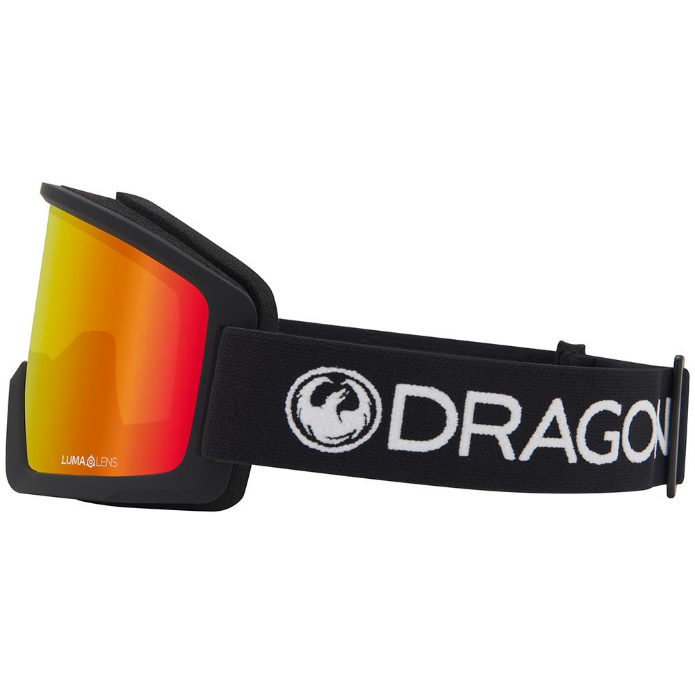 Dragon DX3 OTG Goggles Black - LL Red Ion Lens